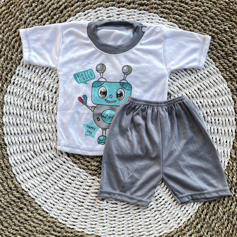 Setelan Baju Bayi Oblong Bayi Piyama Baju Baju Tidur Bayi Baju Main Bayi Baju Lucu Bayi ASYAM BABY