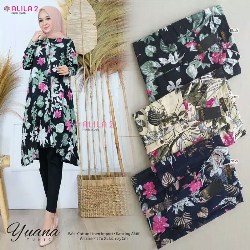 yuana tunik by alila / atasan big size