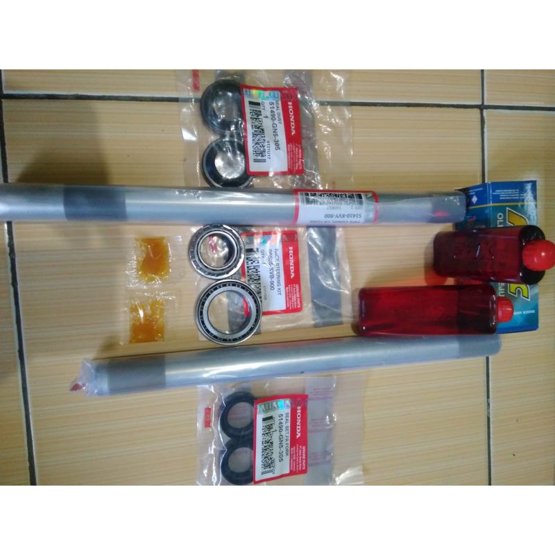PAKET AS SHOCK DEPAN VARIO KARBU BEAT KARBU SCOOPY KARBU SPACY KARBU+KOMSTIR