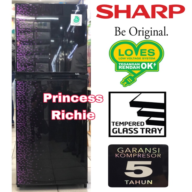 Kulkas sharp 2 pintu SJ 236 MG