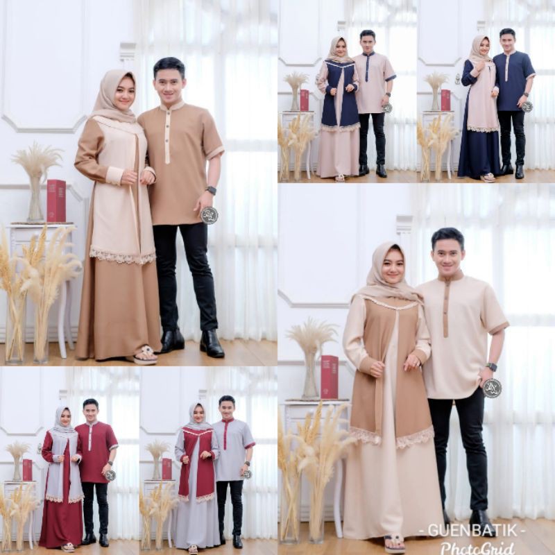 NEW COUPLE GAMIS ORIGINAL BEST SELLER FESHION BATIK PEKALONGAN