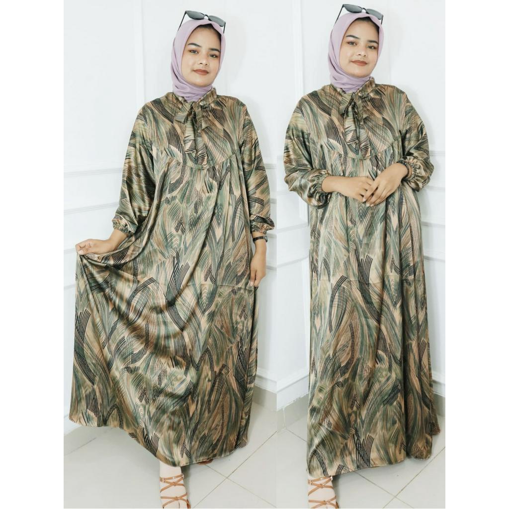 GAMIS WANITA VINTIAN DRESS BAHAN ARMANY SLIK PREMIUM MOTIF BAJU GAMIS WANITA TERBARU 2023 KEKINIAN SLIK MOTIF DRESS MUSLIM KEKINIAN MAXI DRESS JUMBO UKURAN LD 100 = M LD 105 = L LD = 110 =XL LD 120 =XXL KANCING DEPAN BISA UNTUK BUSUI FRIENDLY