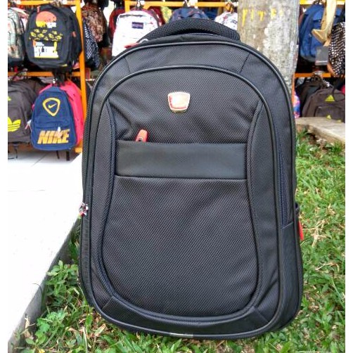 Tas Punggung Nilon Wanita Laki-laki Tas Sekolah Kuliah Pelajar Perempuan Jala Travel Ransel Laptop Keren Pria Perempuan Tas Buku Mode Wanita