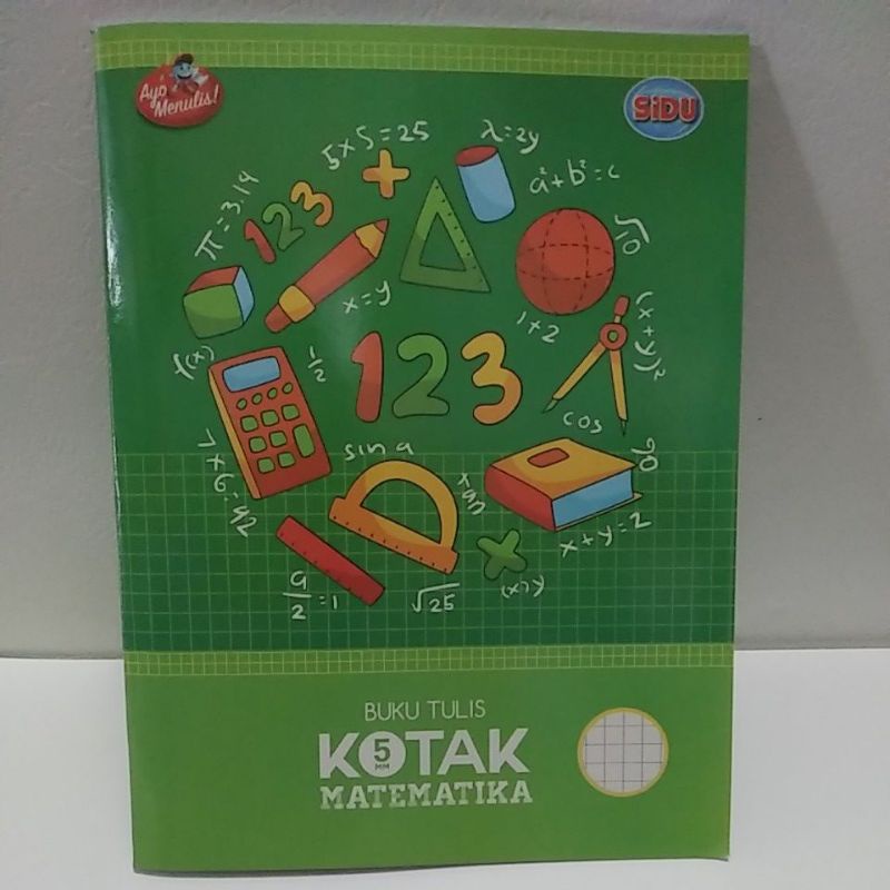 

BUKU TULIS KOTAK MATEMATIKA ISI 38 LEMBAR MERK SIDU