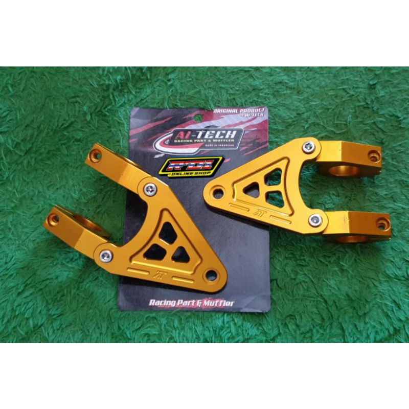 Breket kupingan lampu bulat ninja ss victor as26 cnc alumunium original aitech