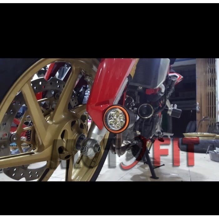 BAROKAH GAMIS lampu sorot cree 4 mata anti kabut 40 watt 40w foglamp with angel eye