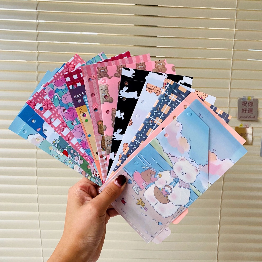 

[DZ] ST528 - Kertas Binder A6 6 Ring Financial Budget Sheet Amplop