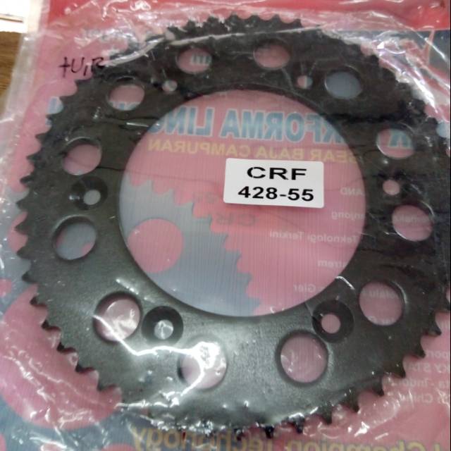 Gear Belakang CRF 150 L Ukuran 55