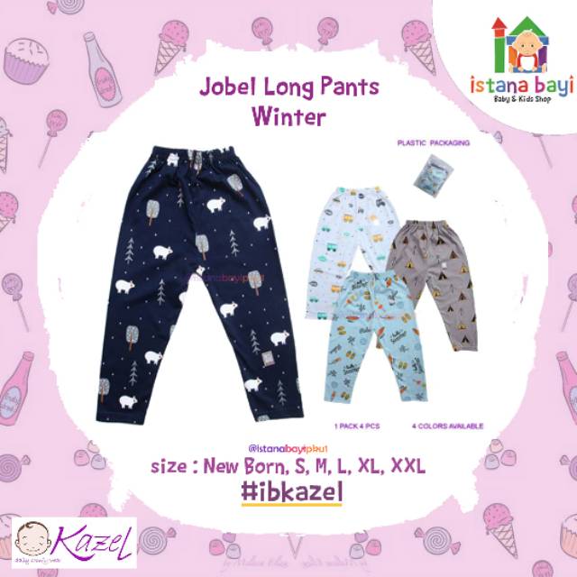 Kazel Jobel LongPants Winter - Jobel LongPants Forest Celana anak