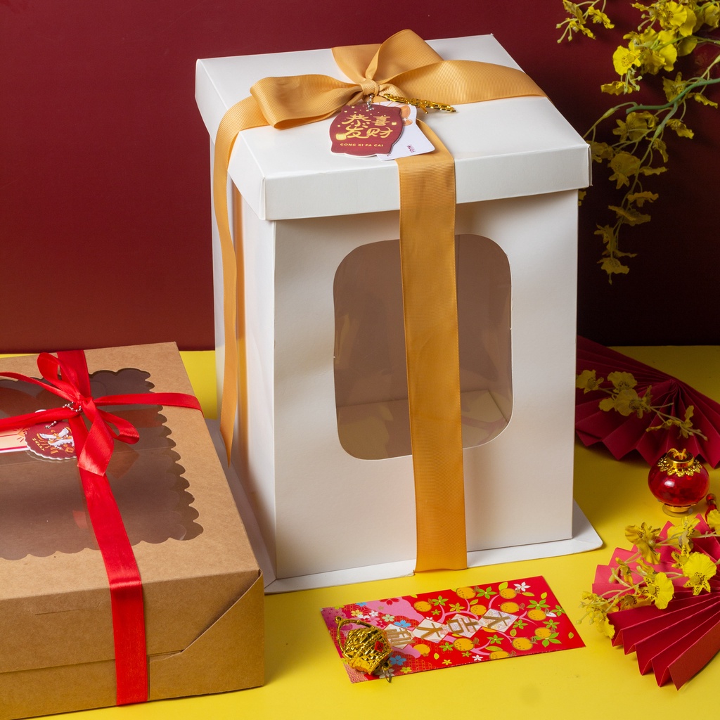 

Dus Kue Hampers Imlek Sincia (Plus Pita dan Hang Tag)