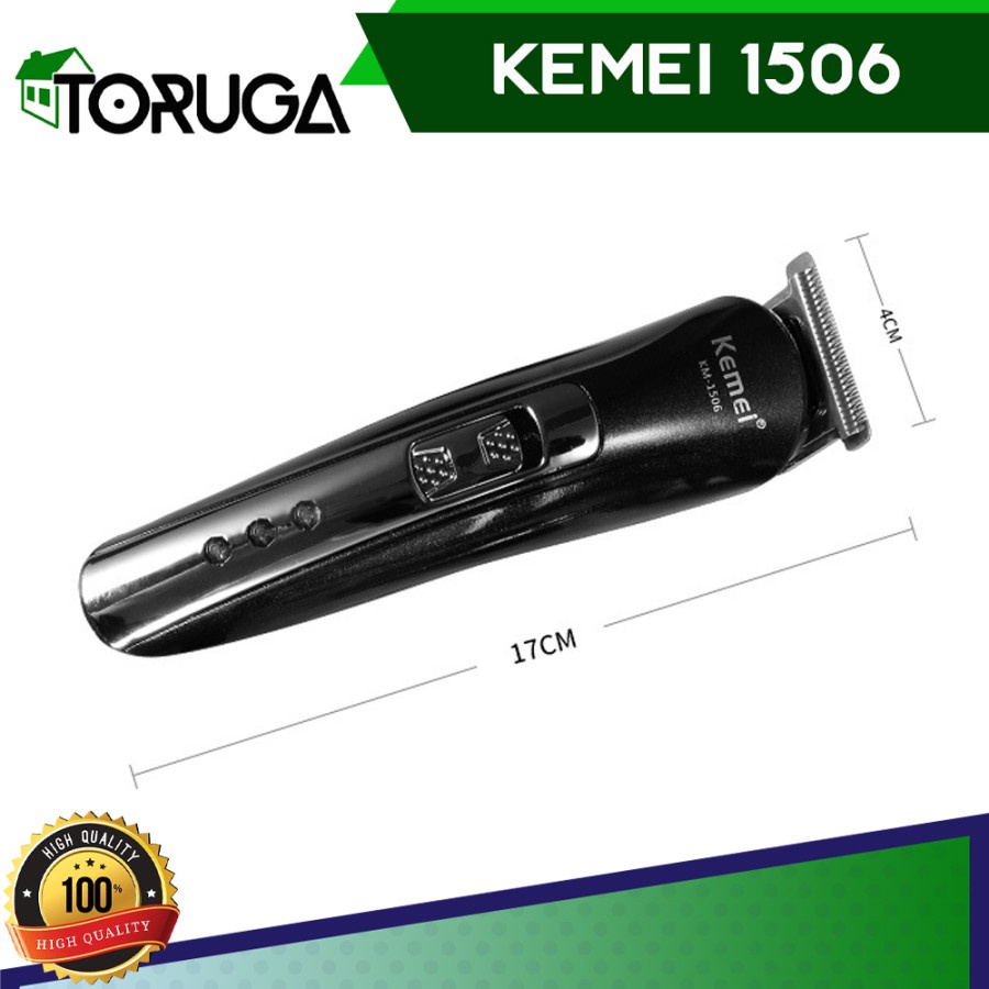 Kemei 1506 Alat Cukur 3in1 Shaver Bulu Kumis Jenggot Hidung Kuping