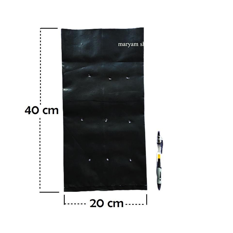 [LANGSUNG DARI PABRIK] 12 Polybag Tanaman 40x40 Pot Plastik Polibag Besar Polibek Tebal 40 x 40 Bibi