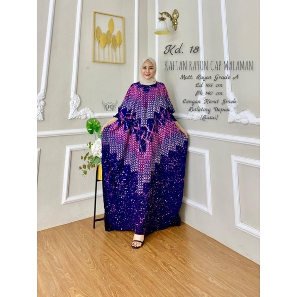 KAFTAN RAYON CAP JUMBO/KAFTAN WANITA/KAFTAN VIRAL/KAFTAN JUMBO/KAFTAN CASUAL