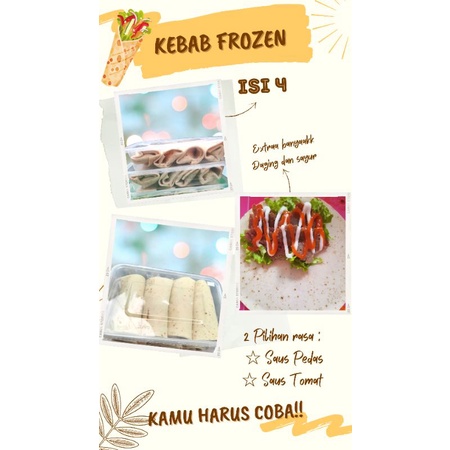 

KEBAB FROZEN ISI 4 EXTRA DAGING