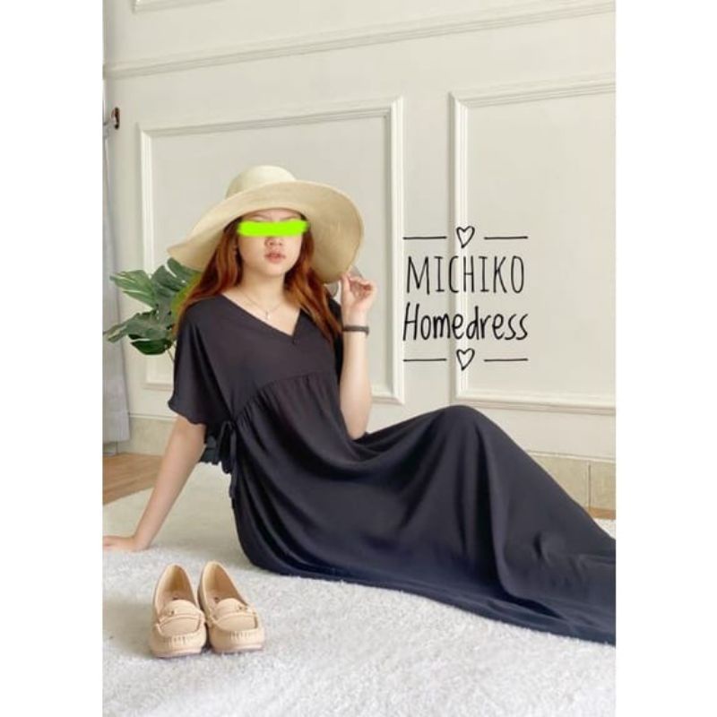 Michiko( Komono ) BEST SELLER / Dress wanita kekinian / Azumi Homedress Kimono / Daster Kimono rayon