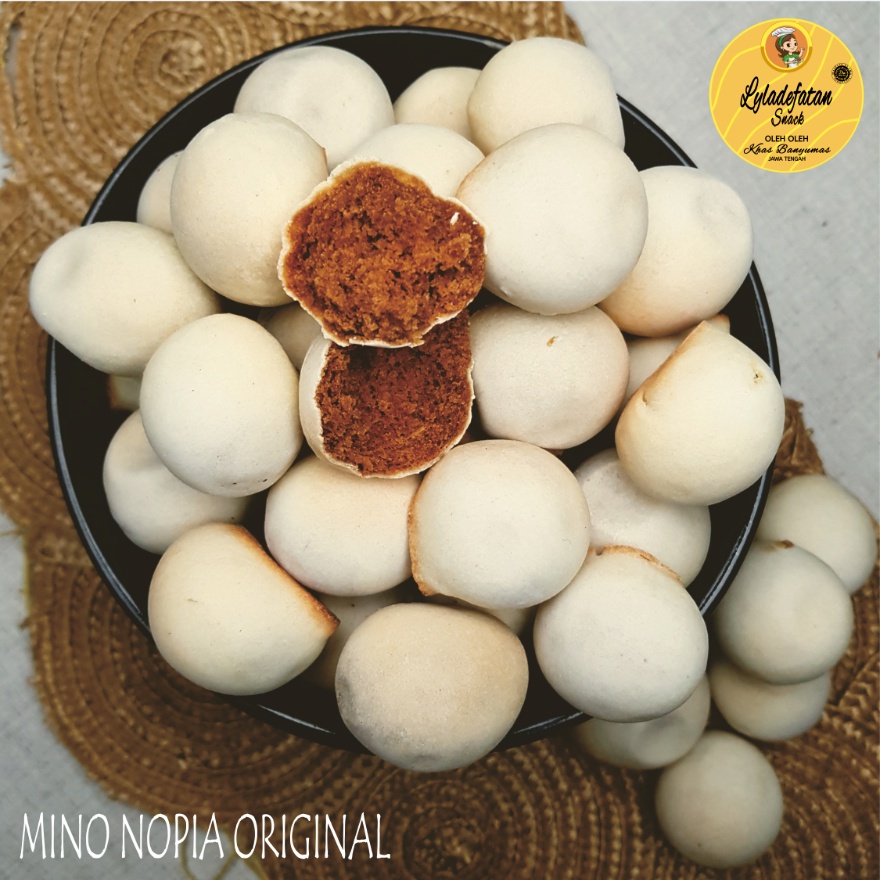 MINO NOPIA ORIGINAL 15K / KUE KERING ISI GULA MERAH KHAS BANYUMAS / CEMILAN ENAK / KUE KERING / MINO