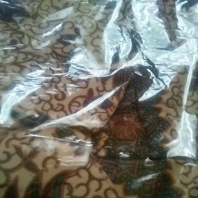 Grosir Batik Hrb026 Kenongo Kemeja Tosca Pendek Pekalongan Padi M L Xl Sogan Prin Halus Kemeja Batik