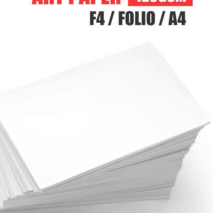 

Kirim langsung Zlf 50 Lembar Kertas Art Paper 120 Gram / GSM Artpaper F4 Folio A4 Brosur Kalender Fl