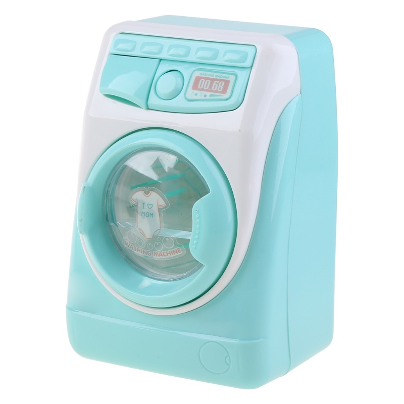 Mary Mini Pura-Pura Bermain Mainan Simulasi Mesin Cuci Mainan Anak Bisa Isi W