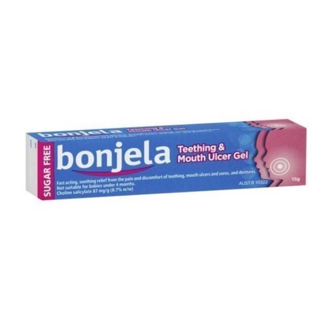 Bonjela teething gel sugar free / gel pereda sakit tumbuh gigi bayi bebas gula bonjela australia