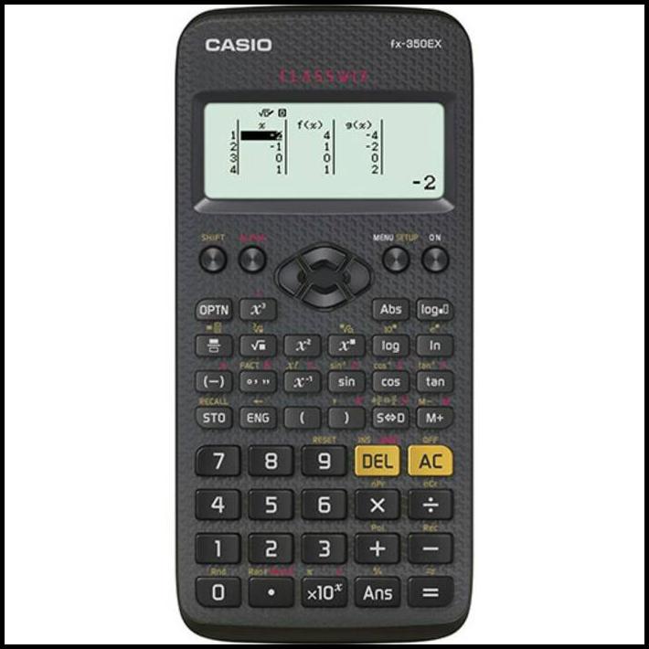 

Casio Fx-350 Ex ~ Kalkulator Ilmiah/Scientific Calculator 350Ex Kuliah