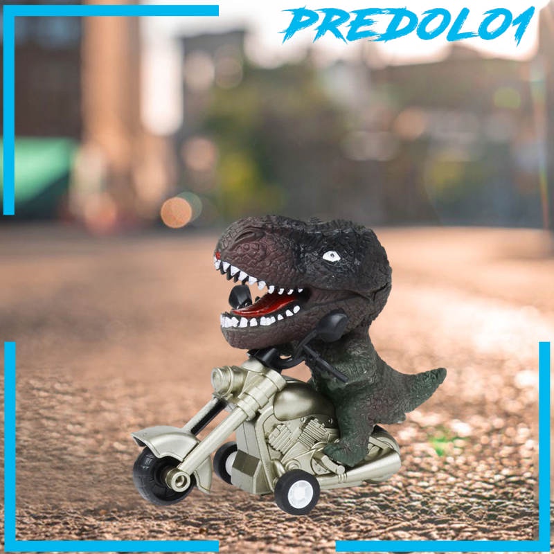 (Predolo1) Mainan Motor Dinosaurus Pull Back Bahan Plastik Untuk Anak Perempuan