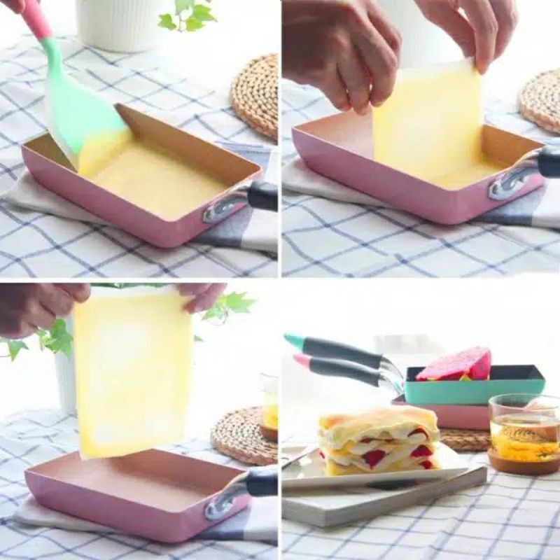 Wajan Penggorengan Omlet Mini Anti Lengket
