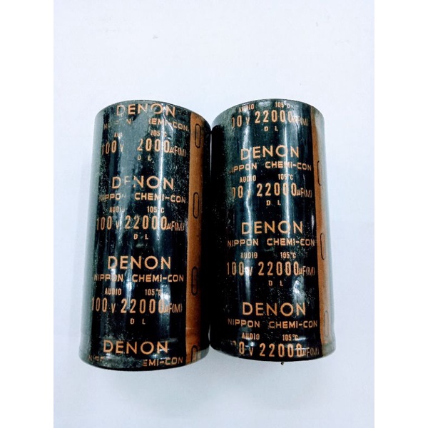 Capasitor Elko Elco 22000uf 100V Paku Denon Audio Sepasang