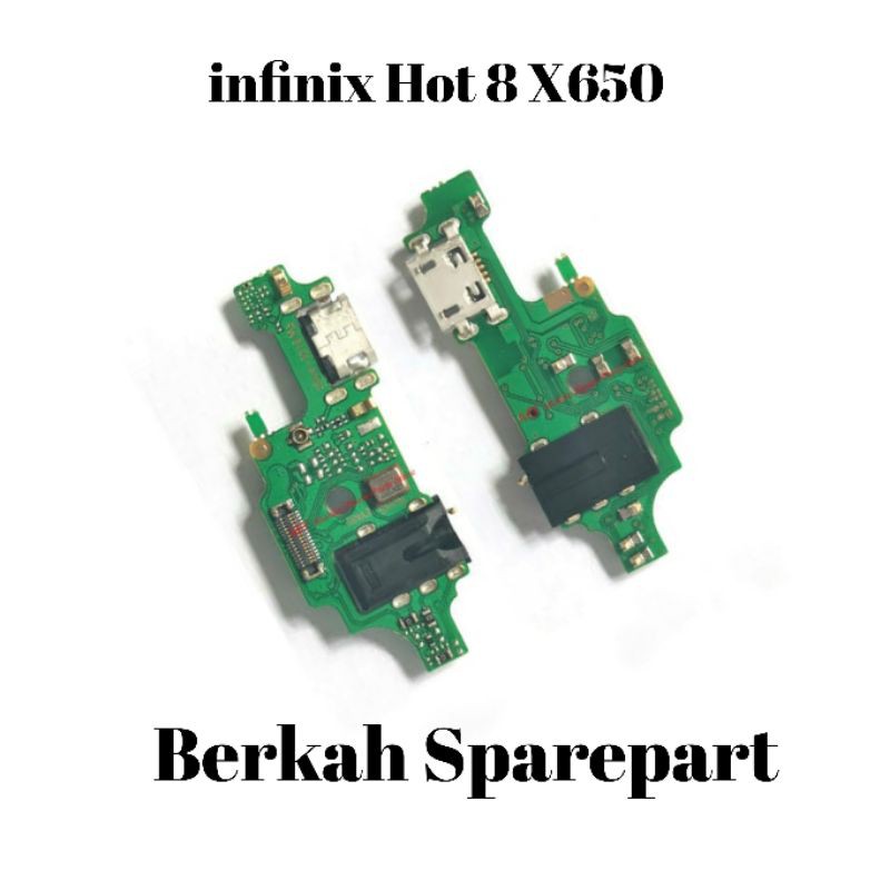 FLEXIBEL FLEXIBLE KONEKTOR CHARGER CON CAS TC INFINIX HOT 8 X650 FLEXIBLE MIC