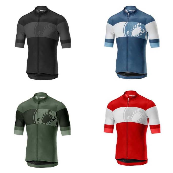 Baju Jersey Lengan Pendek Cycling Sepeda Import CASTELLI V Premium