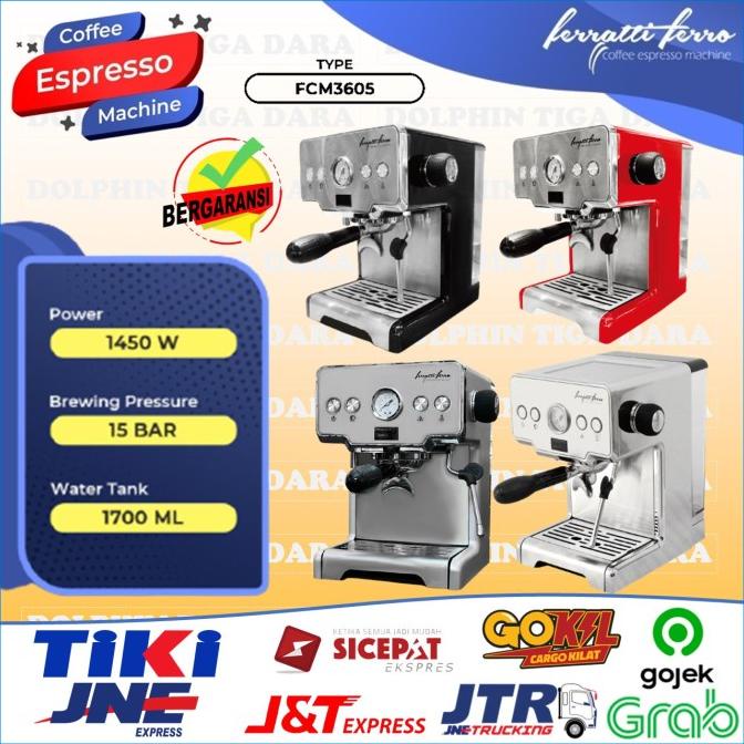 Promo Mesin Alat Pembuat Kopi Espresso Ferati Ferro Fcm3605 Fcm 3605