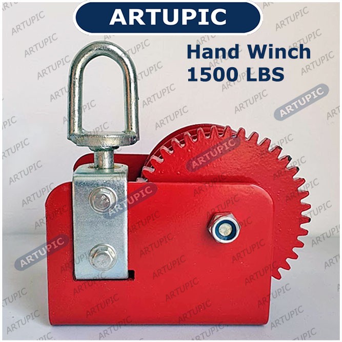 Hand Winch 1500 LBS Handwinch Katrol Kerekan Tangan Pengatur Jalur Nipple