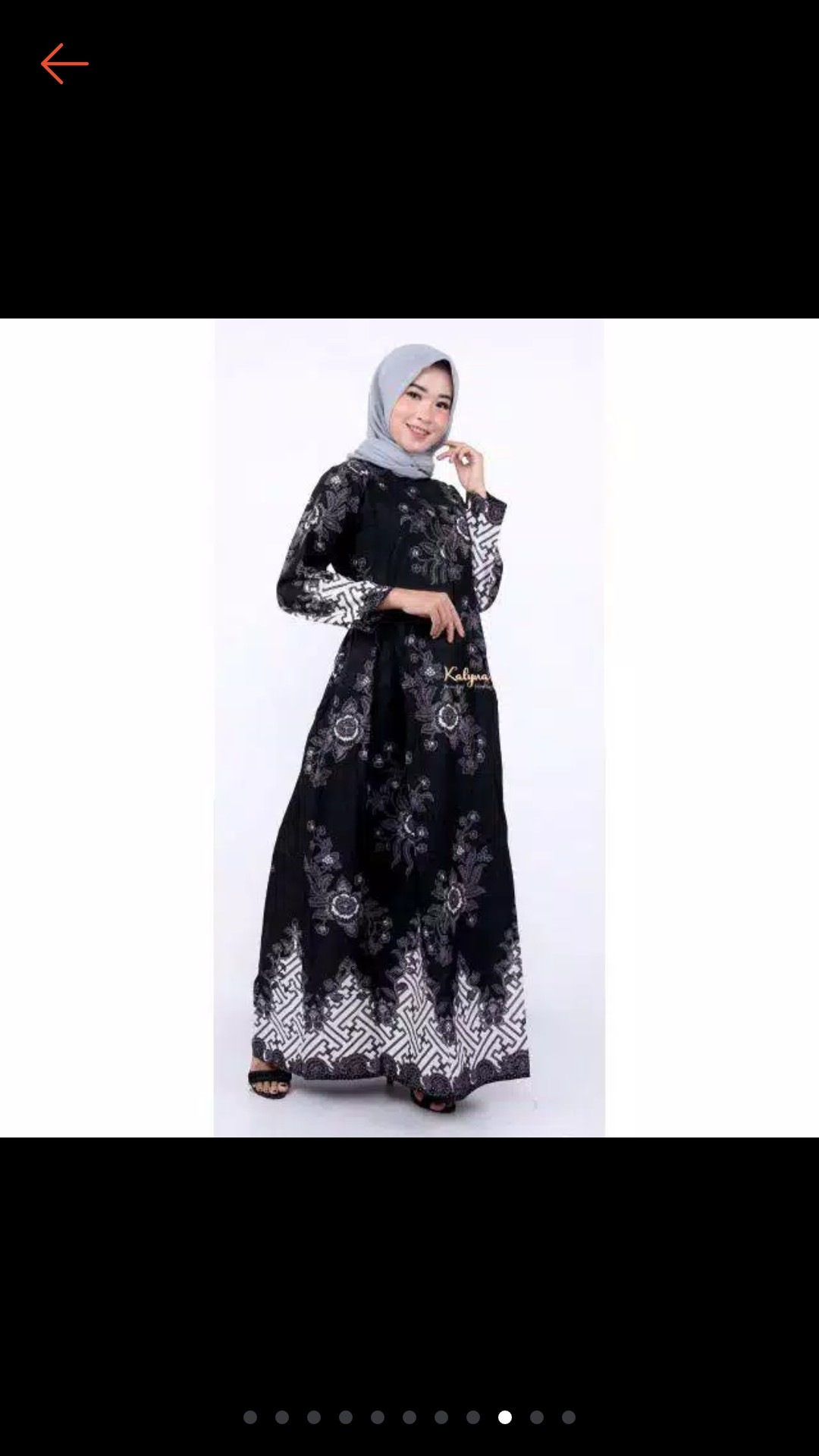 Baju Batik Couple Keluarga Gamis Jumbo Murah Pasangan Modern Muslim | Klyn - 014 Cg Pagar Bungan