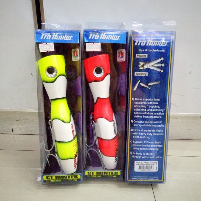 Terbaru Ikan popper porhunter GT Hunter 200mm