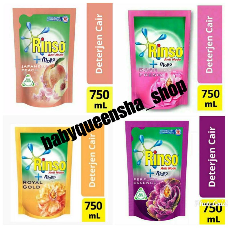 rinso molto Korean strawberry 565ml/rinso molto 565ml/rinso cair 565ml/rinso molto 750ml/rinso molto