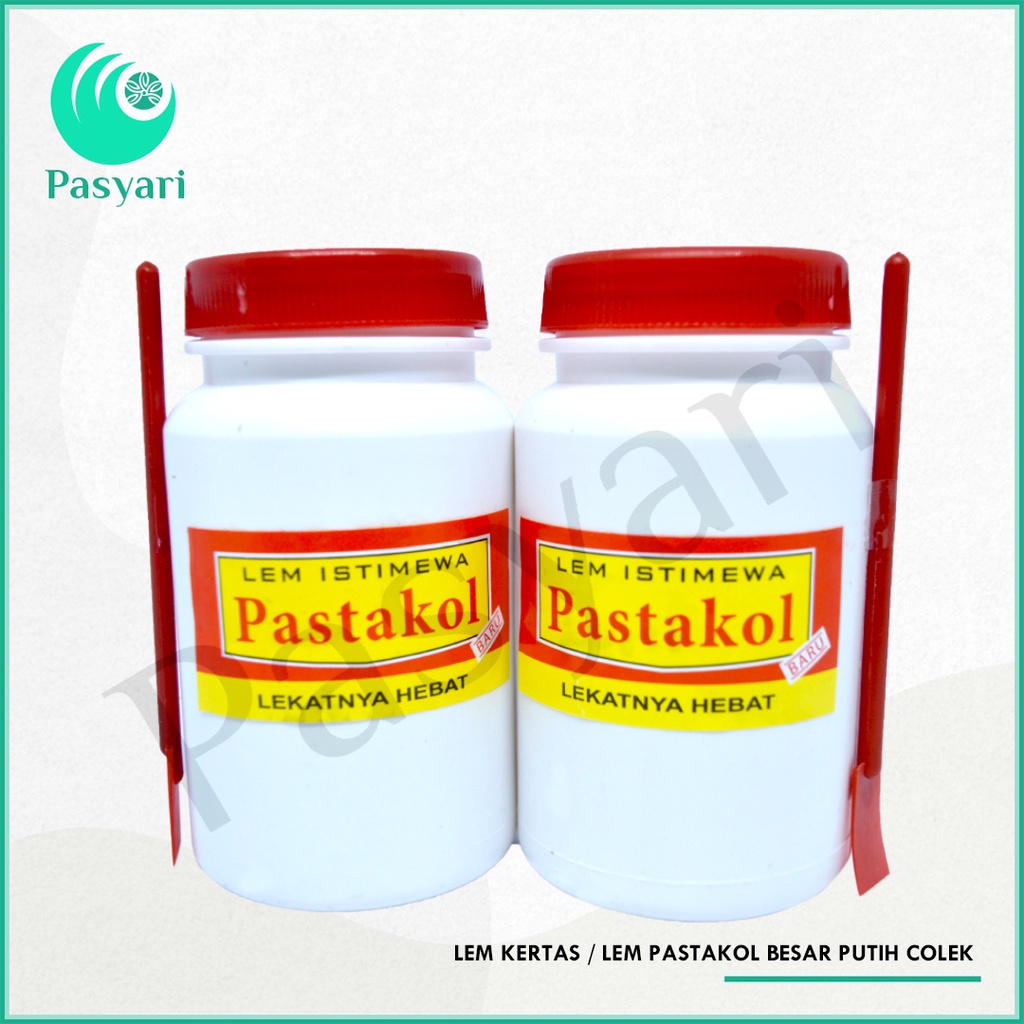 

Lem Pastakol Besar Putih Colek 330 gr / Lem Kertas