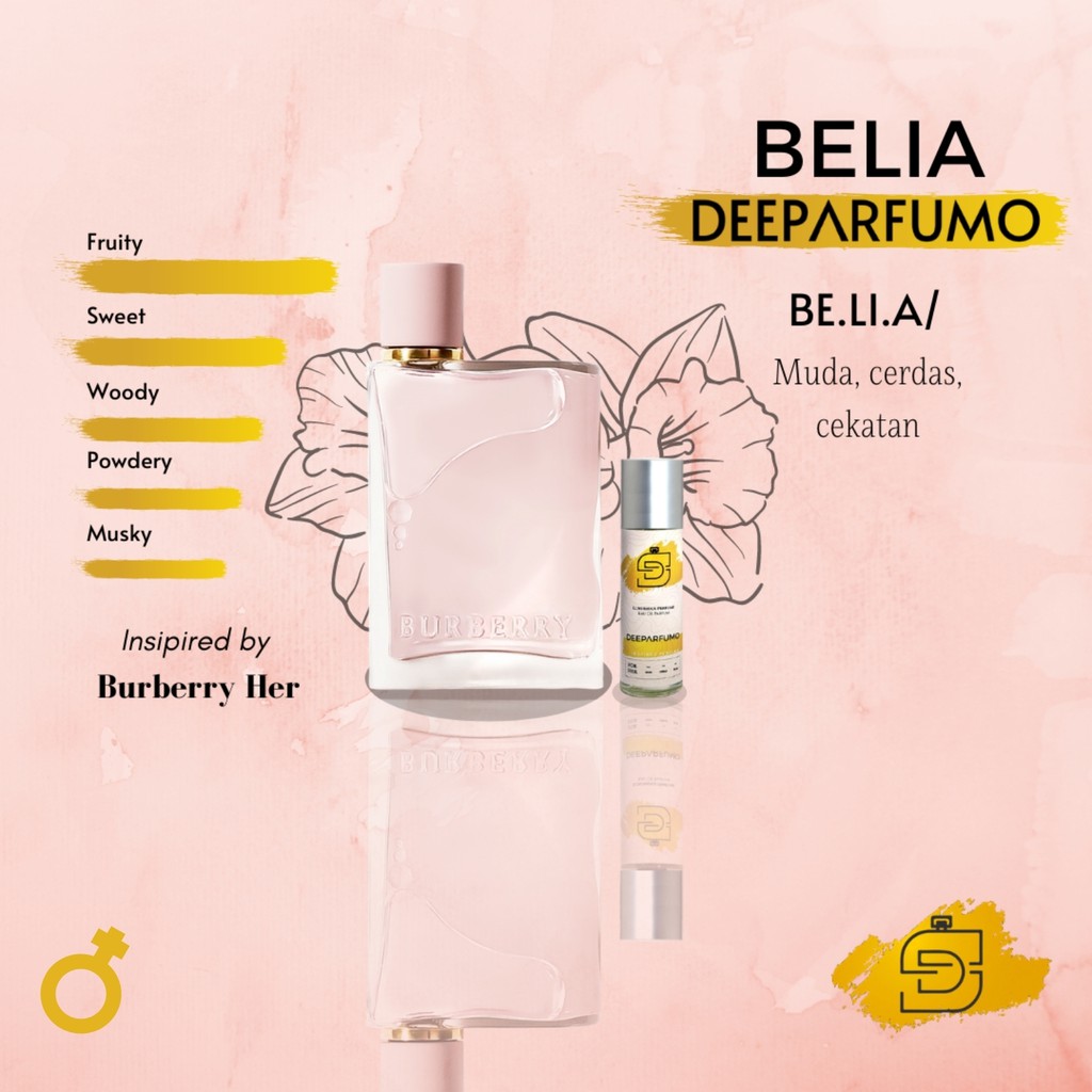 INSPIRED BY BURBERRY HER PARFUM BELIA DEEPARFUMO 30ML
