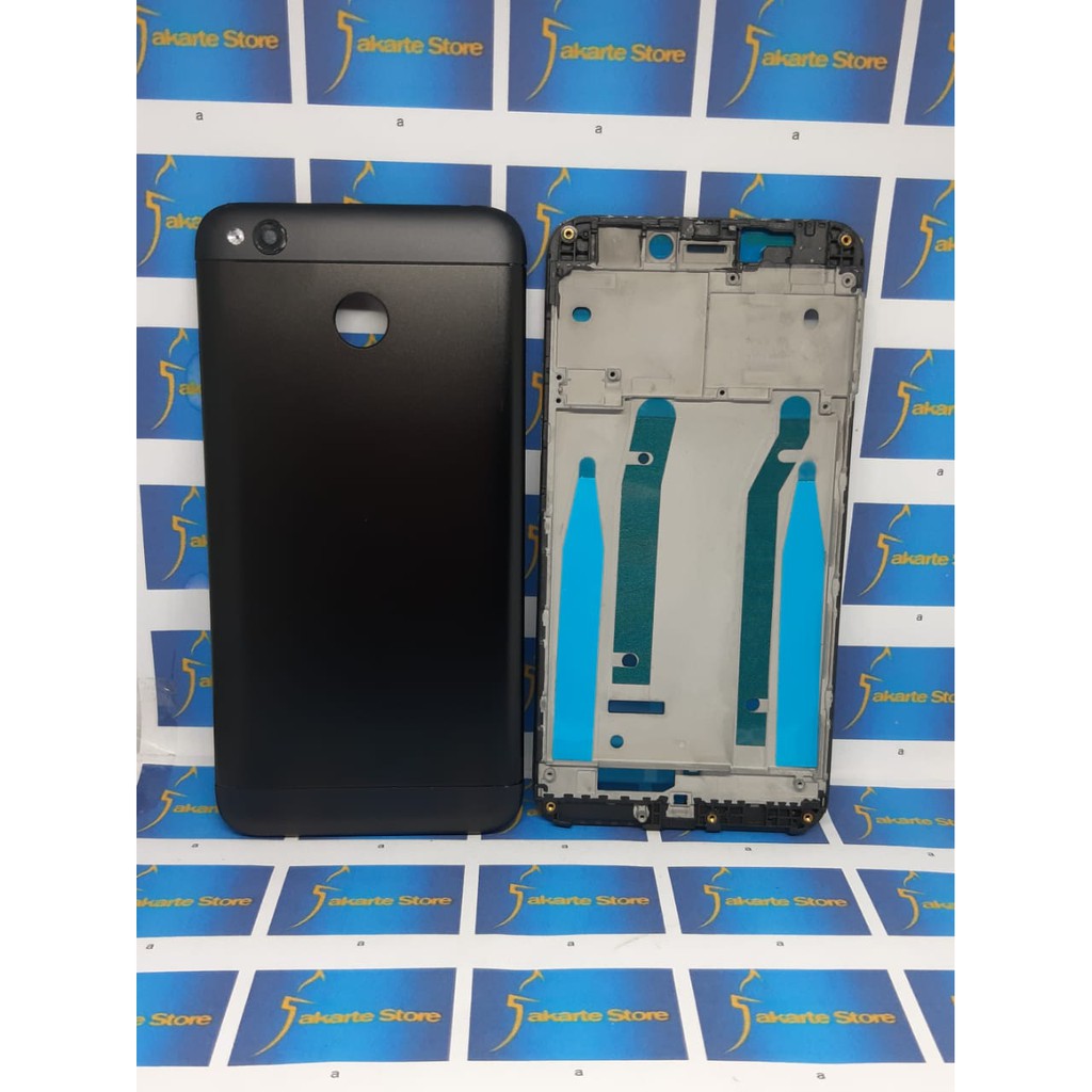 Casing Xiaomi Redmi 4x Original Fullset Backdoor Tutup Belakang Frame Lcd