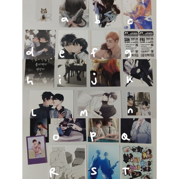 orv & anime postcard [baca desc]