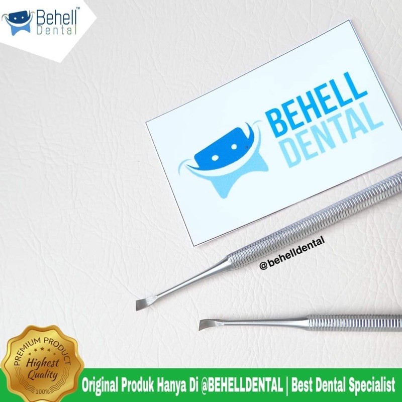 ANTI KARAT ALAT KIKIR KARANG GIGI MANUAL 1 SISI | PEMBERSIH PENGHILANG NODA PLAK AMPUH - Scaling Scaler Dental behelldental