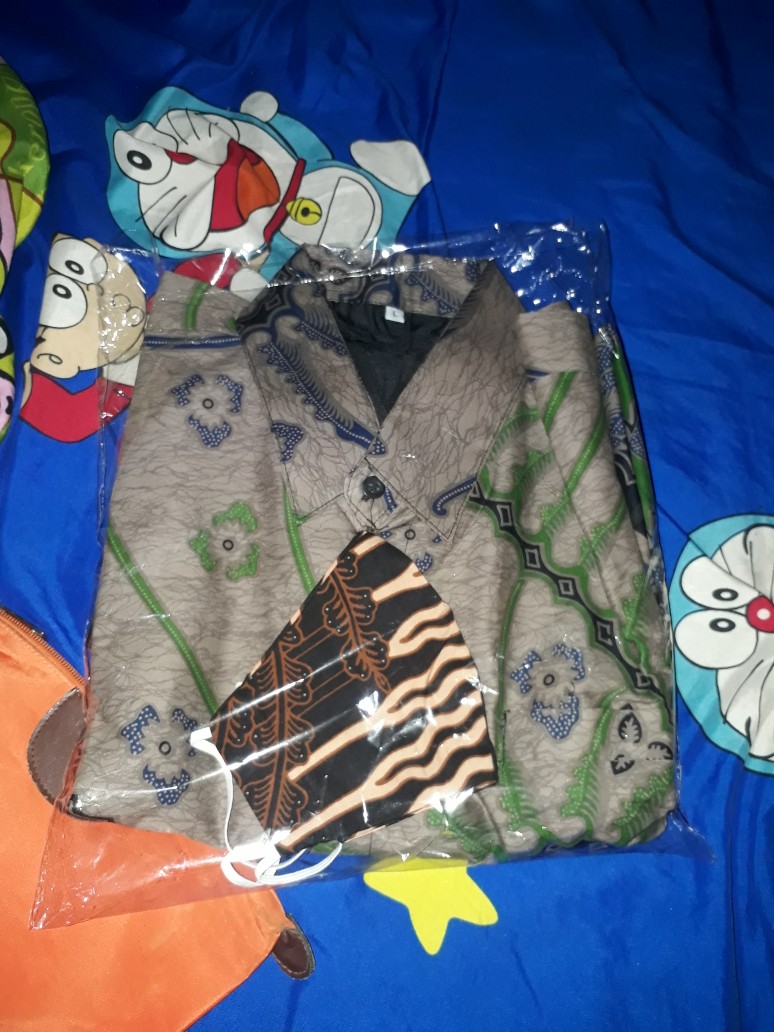 Aldiansyah Kemeja Batik Pria Lengan Panjang Batik Pria Lengan Panjang Kemeja Batik Pria By Gba