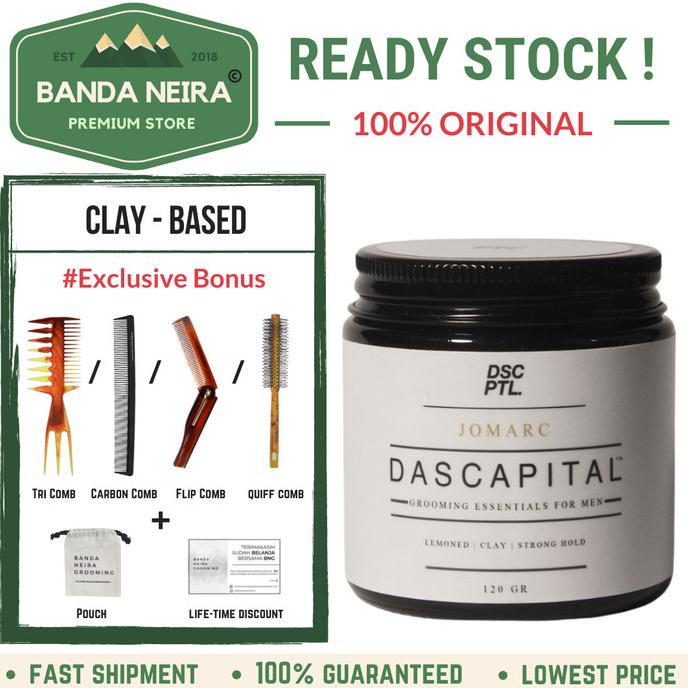 Dascapital Jomarc Clay Pomade Original Lokal Murah