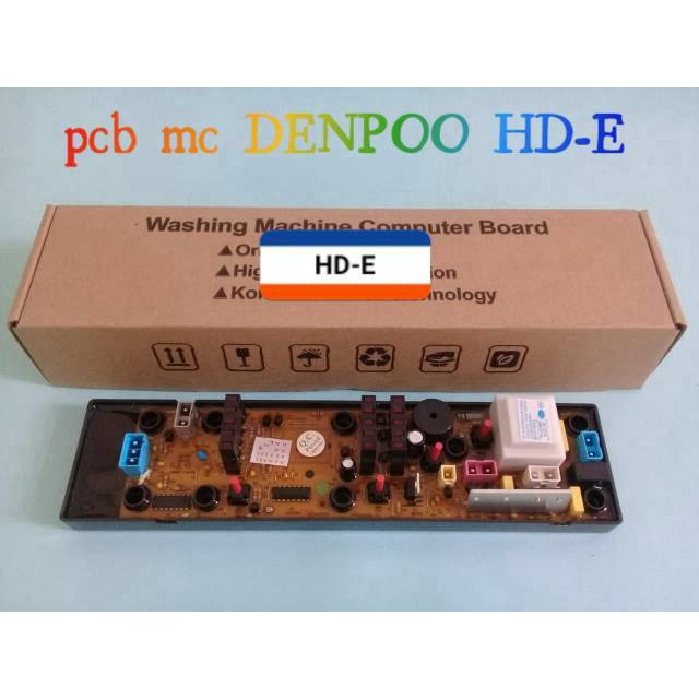 Modul Pcb Mesin Cuci Denpoo DASW-80K / HD-E DWF-093B Dengan 4 tombol pengaturan