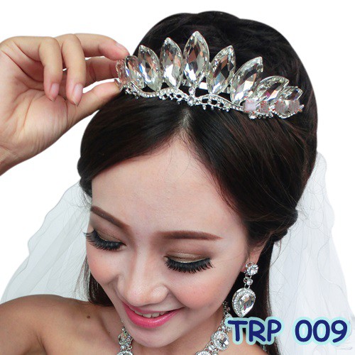 [READY STOCK] AKSESORIS PERNIKAHAN TIARA PENGANTIN WANITA HIJAB TRP009