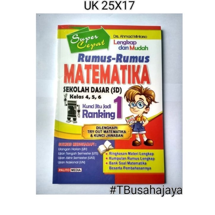 

RUMUS RUMUS MATEMATIKA UNTUK ANAK SEKOLAH DASAR