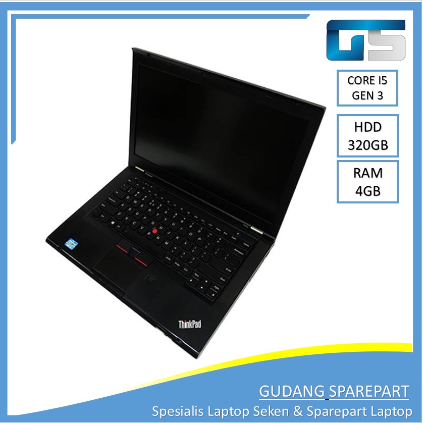 LENOVO THINKPAD T430 Core i5 RAM 4GB 320GB Laptop Bekas Murah Notebook Second Ultrabook Tipis