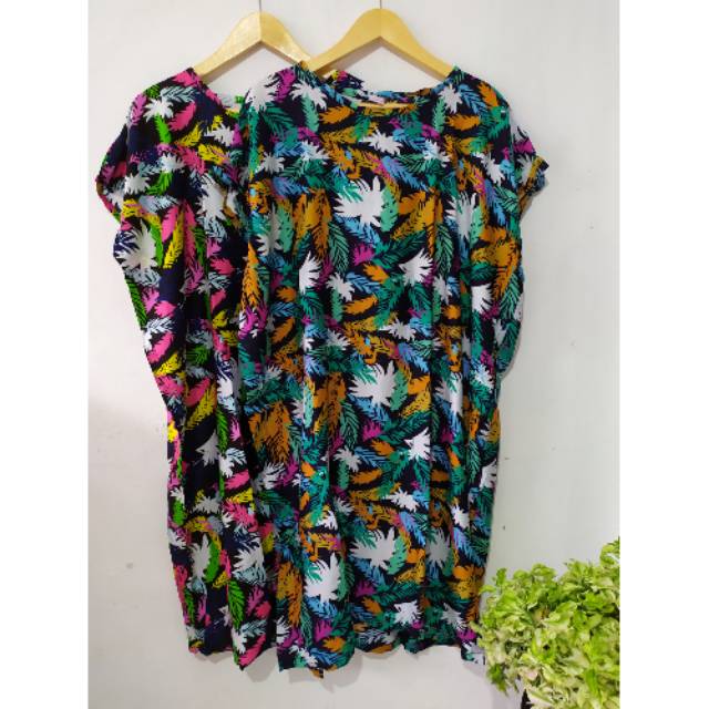 Daster Habel Pendek Selutut Non Busui Daster Motif Kekinian Bahan Rayon Adem Daster Viral Daster