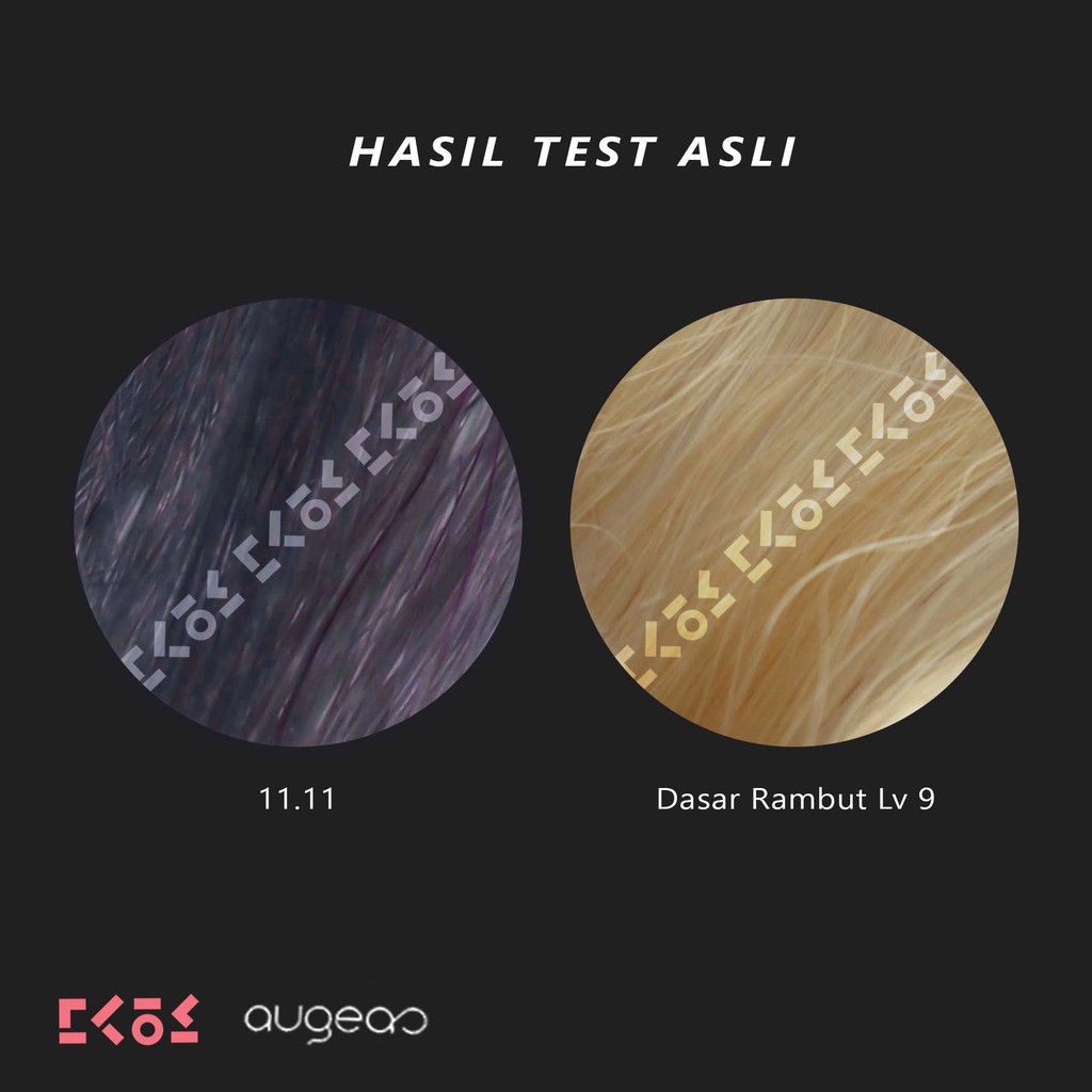 AUGEAO hair color cream / cat pewarna rambut import ash abu-abu gray pastel rainbow