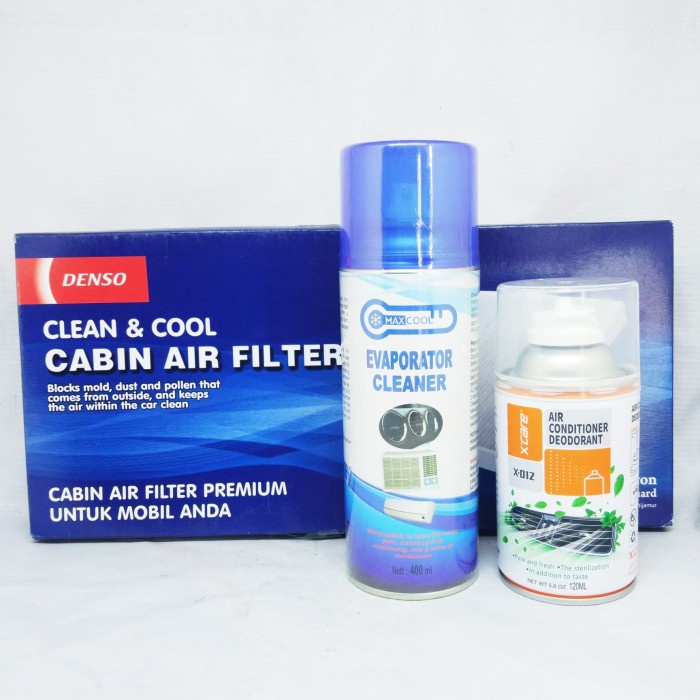 Paket Full Fresh Filter Cabin Ac Etios Denso Original (Kode Zk J 008))