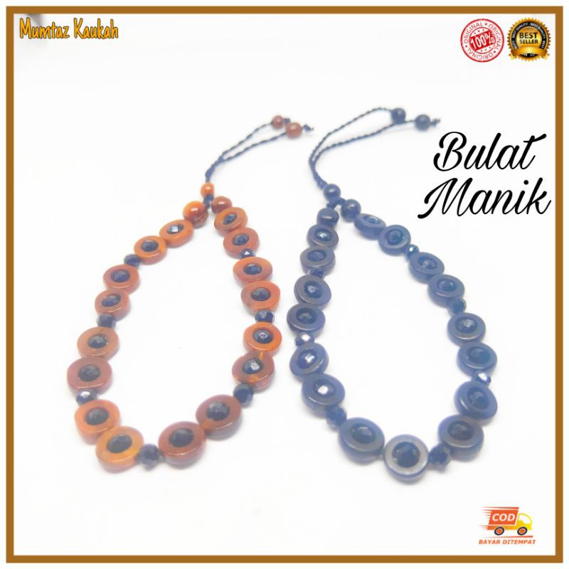 Gelang kaukah cewek bulat manik / gelang kaokah / gelang koka / gelang kokka / gelang kaoka